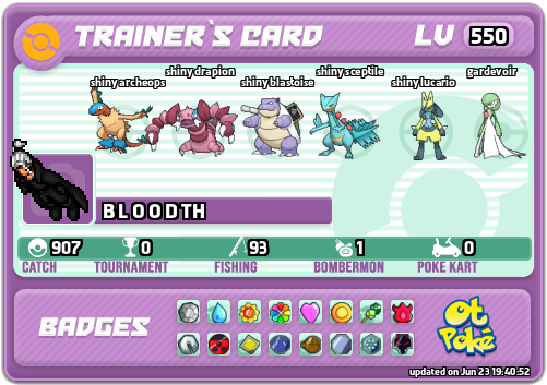 B L O O D TH Card otPokemon.com