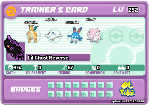 Lil Ghost Reverse Card otPokemon.com