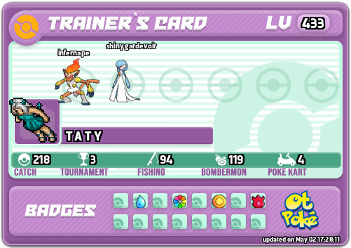 T A T Y Card otPokemon.com