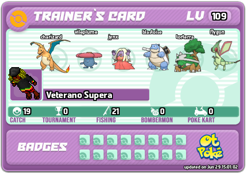 Veterano Supera Card otPokemon.com