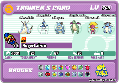 RogerLairon Card otPokemon.com