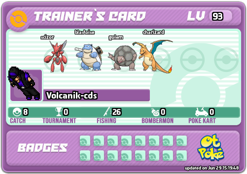 Volcanik-cds Card otPokemon.com