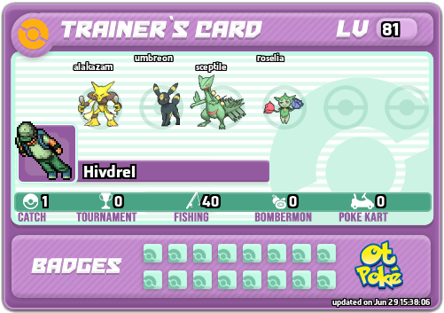 Hivdrel Card otPokemon.com