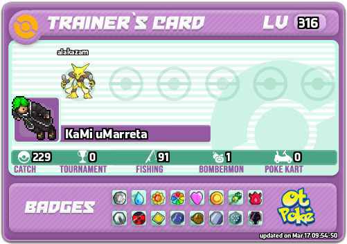 KaMi uMarreta Card otPokemon.com