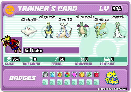 Sid Loko Card otPokemon.com