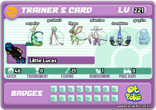 Little Lucas Card otPokemon.com