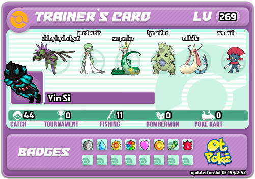Yin Si Card otPokemon.com