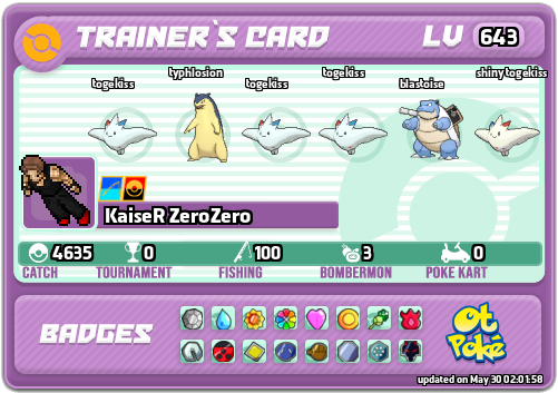 KaiseR ZeroZero Card otPokemon.com