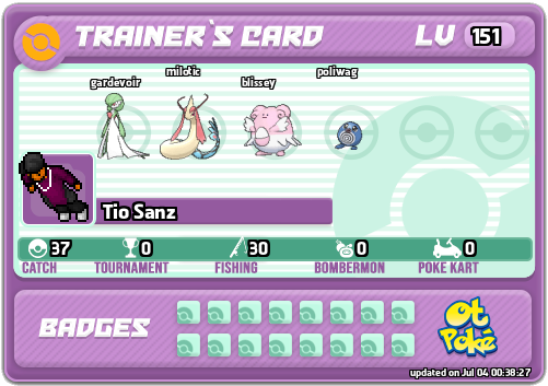 Tio Sanz Card otPokemon.com