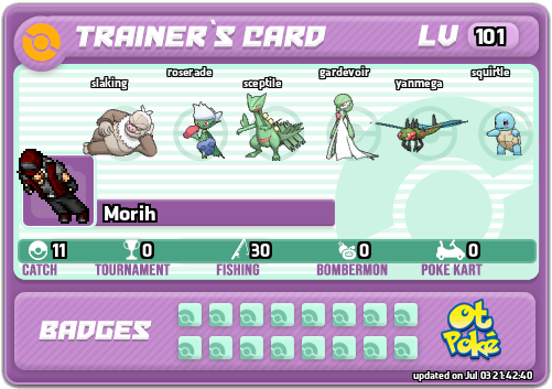Morih Card otPokemon.com