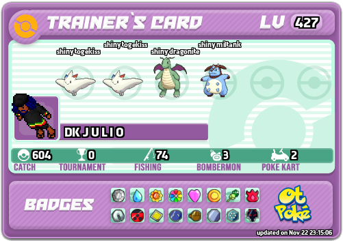 DK J U L I O Card otPokemon.com