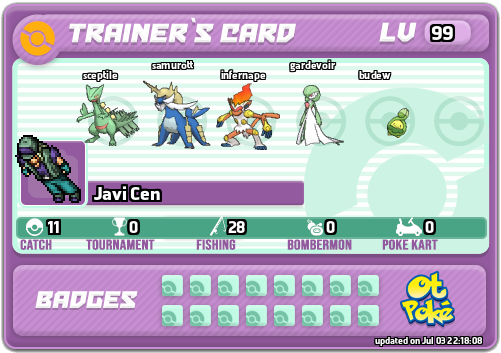 Javi Cen Card otPokemon.com