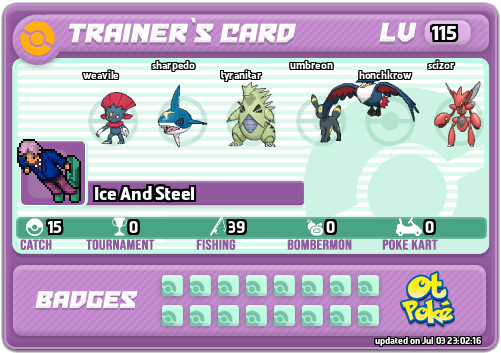 Ice And Steel Card otPokemon.com