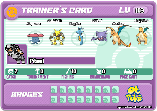 Pitael Card otPokemon.com