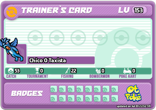 Chico O Taxista Card otPokemon.com