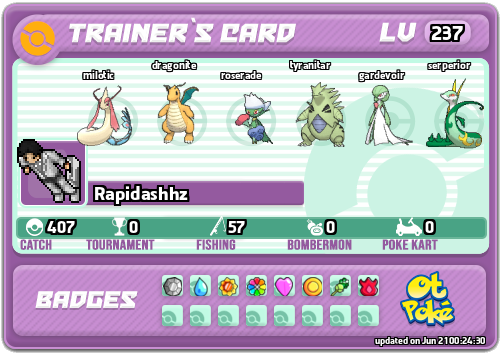 Rapidashhz Card otPokemon.com