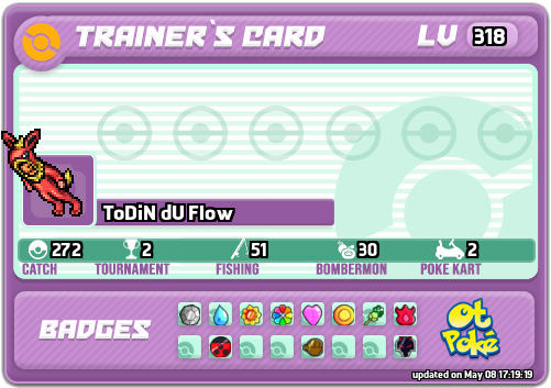 ToDiN dU Flow Card otPokemon.com