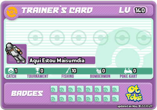 Aqui Estou Maisumdia Card otPokemon.com