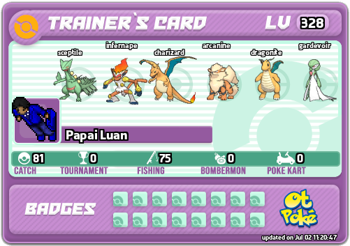 Papai Luan Card otPokemon.com