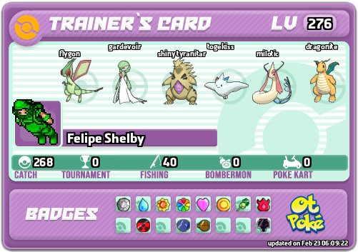 Felipe Shelby Card otPokemon.com