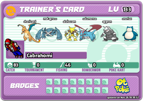 Cabrahomi Card otPokemon.com