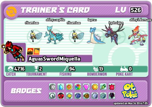 AguasSwordMiquella Card otPokemon.com