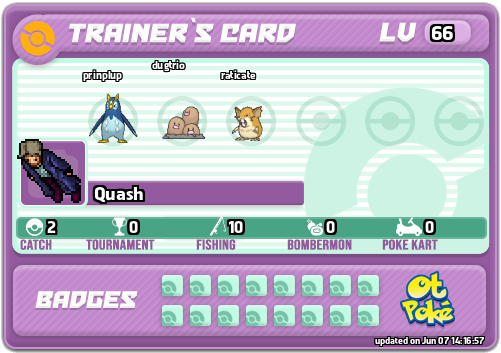 Quash Card otPokemon.com