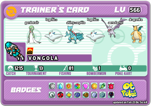 V O N G O L A Card otPokemon.com