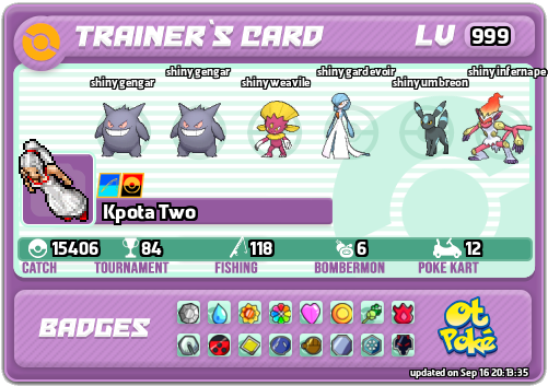 Kpota Two Card otPokemon.com