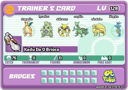 Kadu Da O Brioco Card otPokemon.com