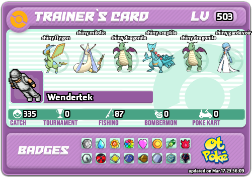 Wendertek Card otPokemon.com