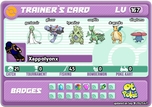 Xappolyonx Card otPokemon.com