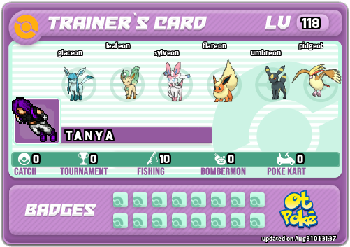 T A N Y A Card otPokemon.com