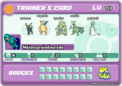 Maionszraiodourado Card otPokemon.com