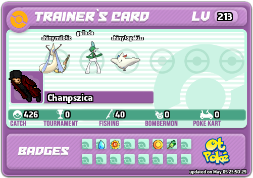 Chanpszica Card otPokemon.com