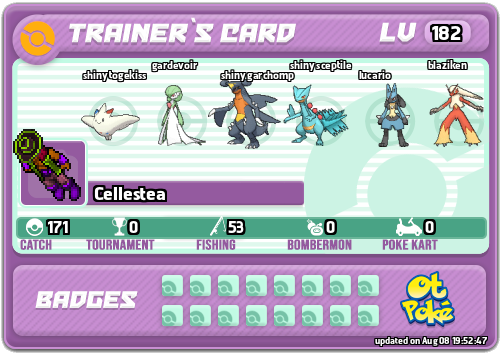 Cellestea Card otPokemon.com