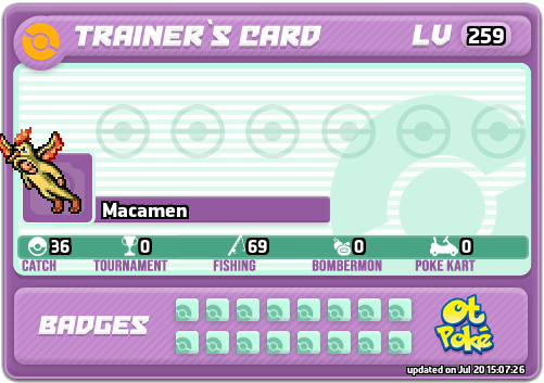 Macamen Card otPokemon.com