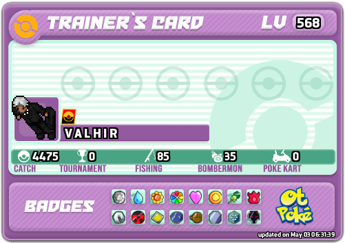V A L H I R Card otPokemon.com