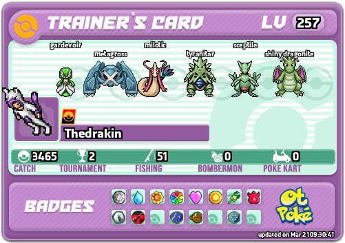 Thedrakin Card otPokemon.com