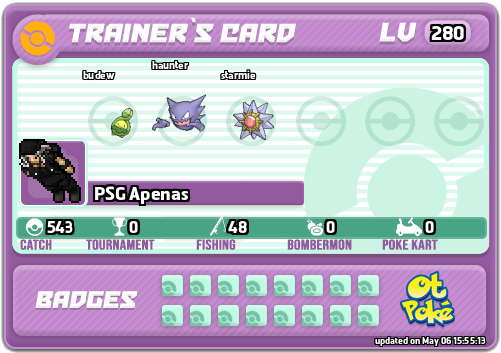 PSG Apenas Card otPokemon.com