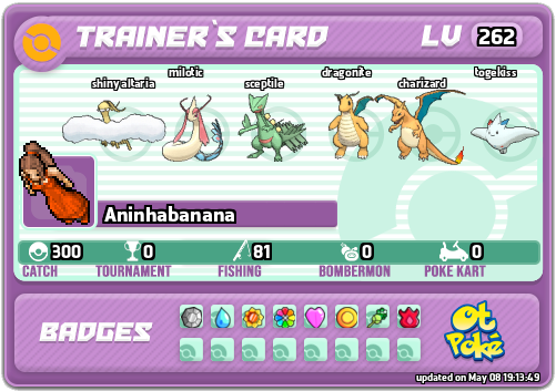 Aninhabanana Card otPokemon.com