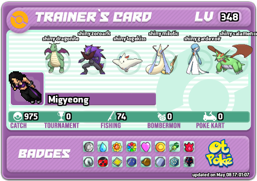 Migyeong Card otPokemon.com