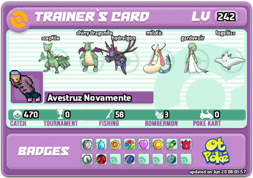 Avestruz Novamente Card otPokemon.com