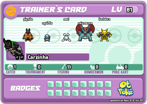 Carzinha Card otPokemon.com