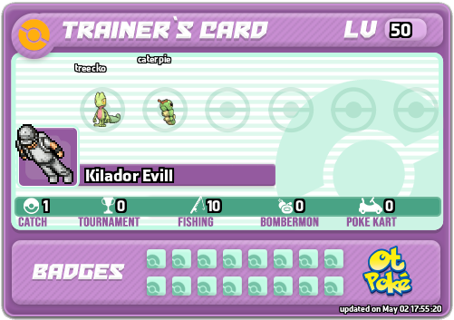 Kilador Evill Card otPokemon.com