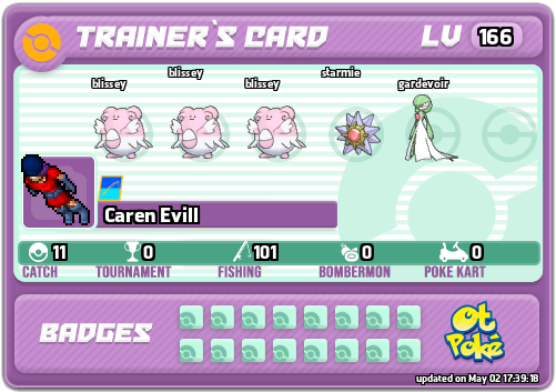 Caren Evill Card otPokemon.com