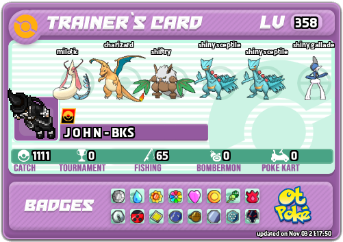 J O H N - BKS Card otPokemon.com