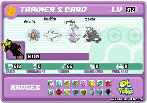 B II N Card otPokemon.com