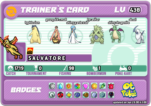 S A L V A T O R E Card otPokemon.com