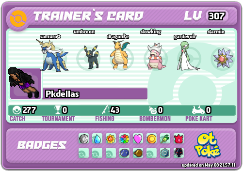 Pkdellas Card otPokemon.com